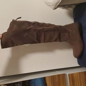 Wide calf over the knee boots